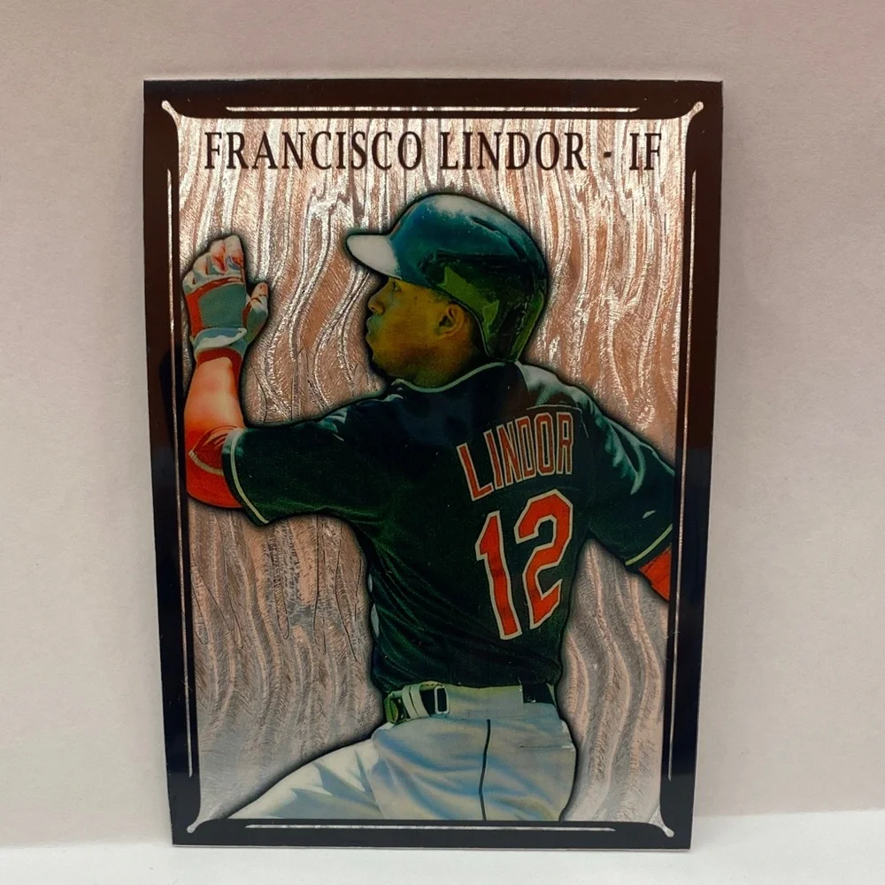 Francisco Lindor Indians Custom Card (079)